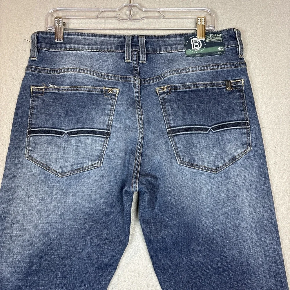 Buffalo David Bitton Six-x Slim Straight Stretch 34X32 Jean Men